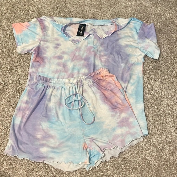 Tie dye PJ set - Picture 1 of 1